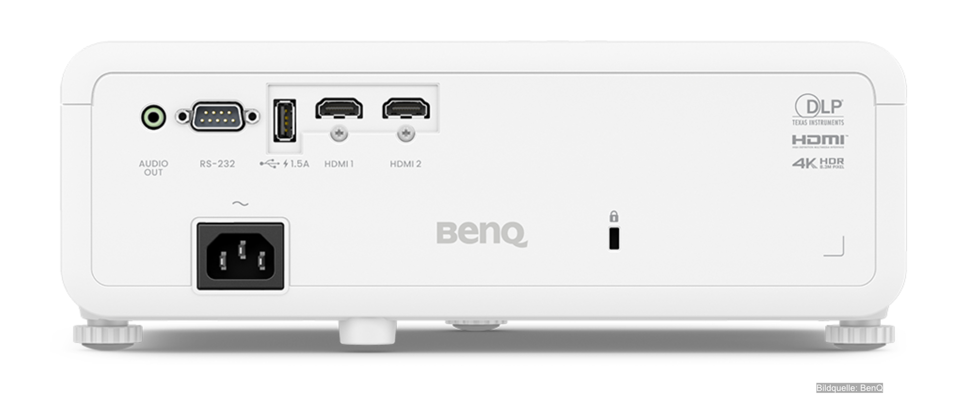 BenQ TK710 Laser-Beamer kurz vorgestellt 2 BenQ Gaming Laser Beamer TK710 Back