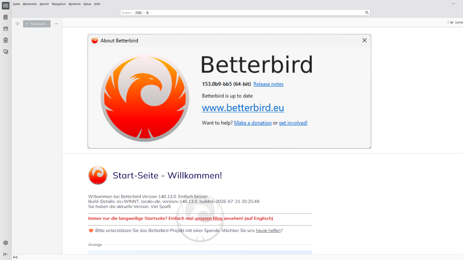 E Mail Programme Windows11 Vergleich. Betterbird basiert eng auf Thunderbird.