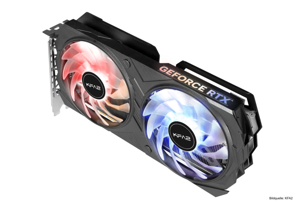 Grafikkarte KFA2 GeForce RTX 4060 Ti 8GB EX Front