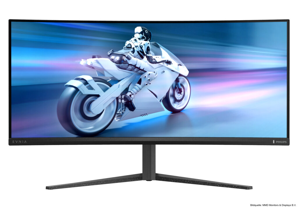 Philips Evnia 34M2C6500 QD-OLED Gaming-Monitor kurz vorgestellt 1 Philips Evnia 34M2C6500 QD OLED Gaming Monitor 01