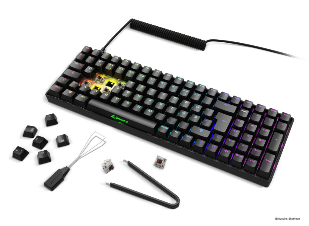 Sharkoon SKILLER SGK50 S2 Gaming-Tastatur 2 Sharkoon SKILLER SGK50 S2 Gaming Tastatur individuell
