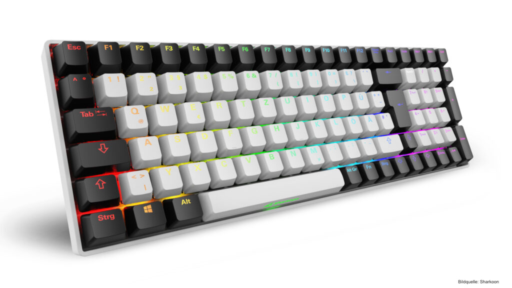 Sharkoon SKILLER SGK50 S2 Gaming-Tastatur 3 Sharkoon SKILLER SGK50 S2 Gaming Tastatur weiss