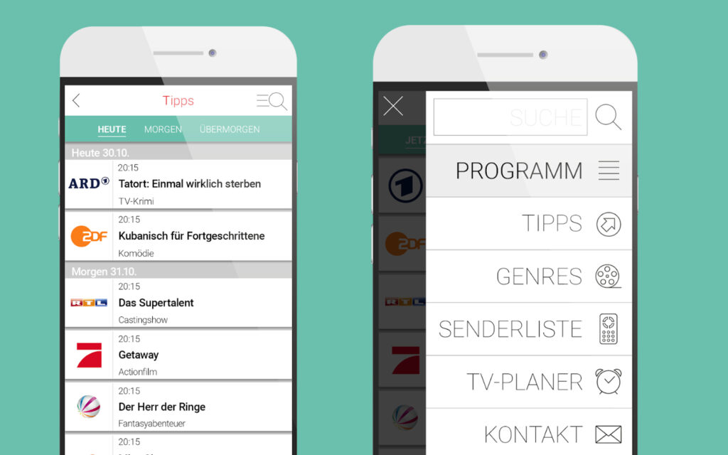 TV Programm online kostenlos: Die besten Fernsehprogramm-Websites & Apps im Vergleich 6 TV Programm online kostenlos App Hoerzu