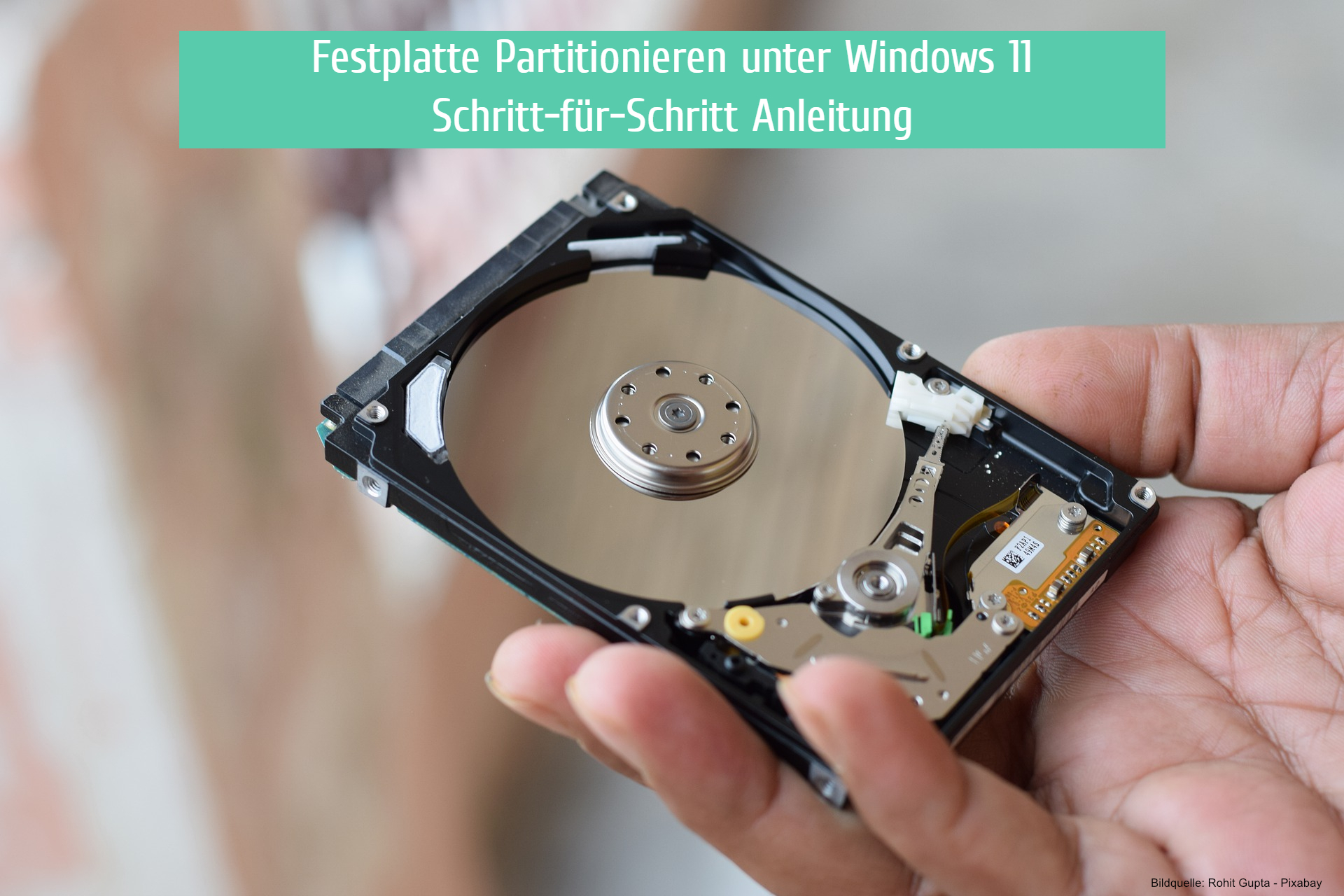 HDD Festplatte partitionieren in Windows 11 – Schritt-für-Schritt mit Anleitung