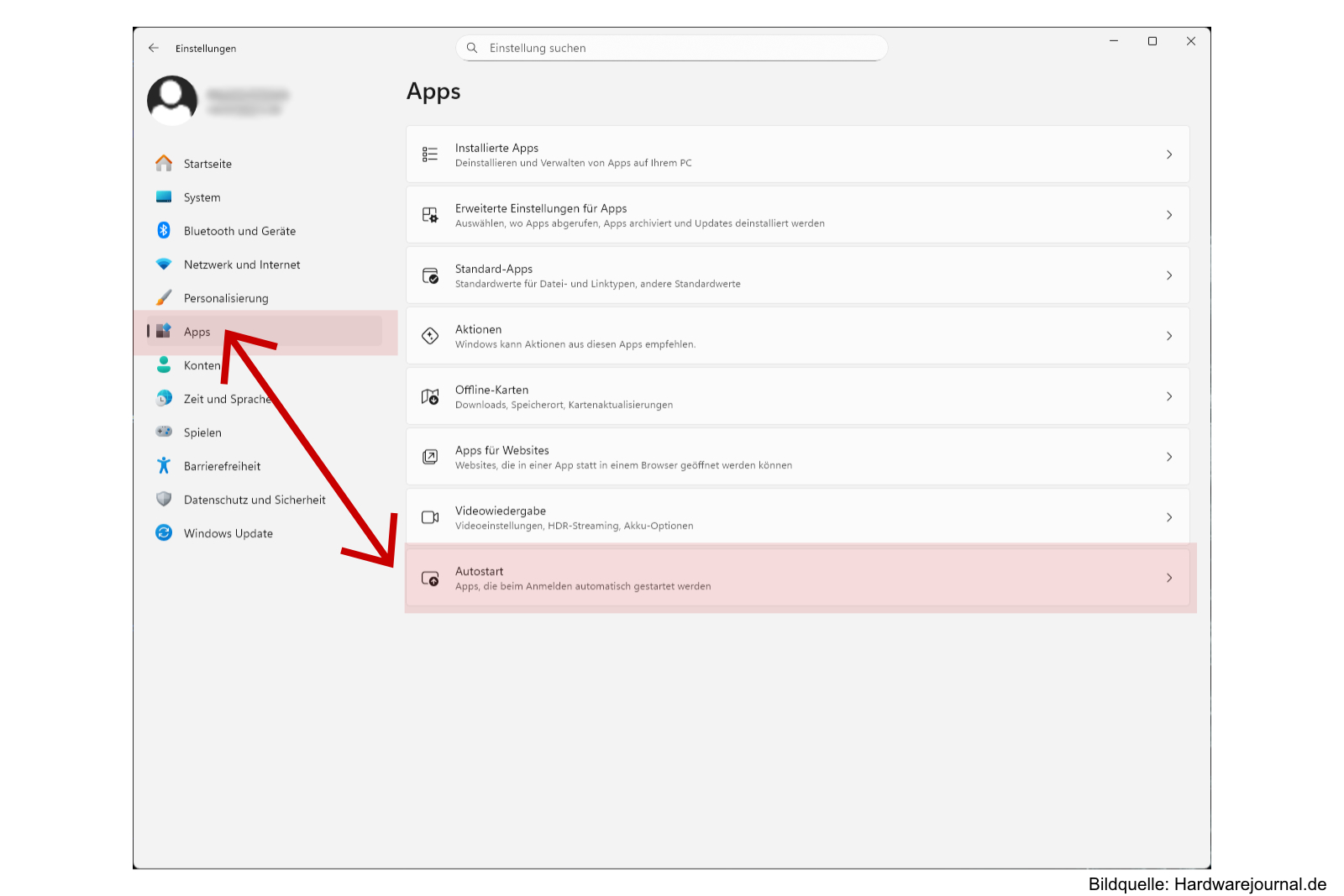 Programme aus dem Windows 11 Autostart entfernen 1 Tipps Programme aus dem Windows 11 Autostart entfernen über die Windows-Einstellungen-App Bild 1