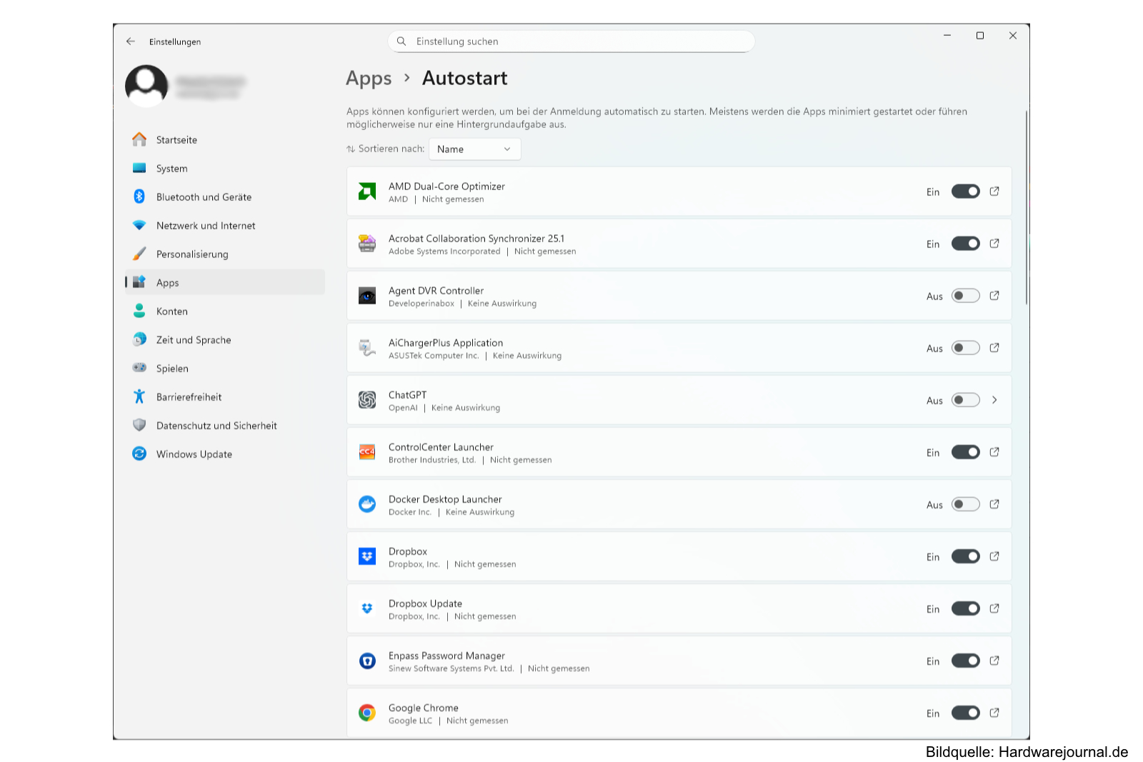 Programme aus dem Windows 11 Autostart entfernen 2 Tipps Programme aus dem Windows 11 Autostart entfernen über die Windows-Einstellungen-App Bild 2
