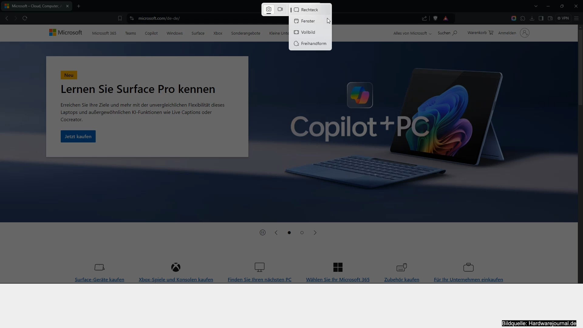 Snipping Tool für Windows 11: So erstellen Sie Screenshots kostenlos & schnell 2 Tipps Windows 11 Screenshot erstellen Snipping Tool 01