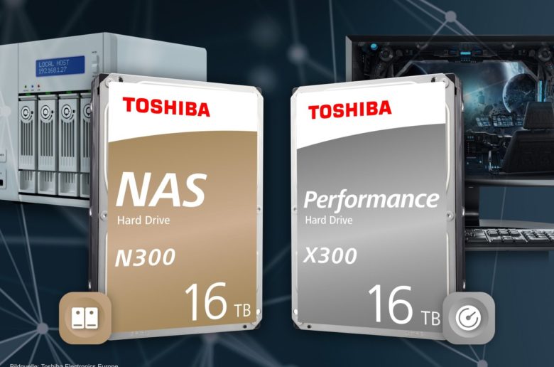 Toshiba Festplatten N300 NAS und X300-Performance-HDD
