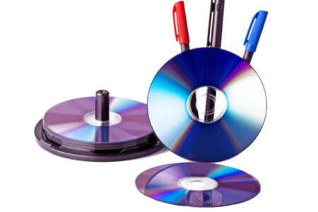 CD- und DVD-Rohlinge richtig beschriften mit Label oder Faserschreiber