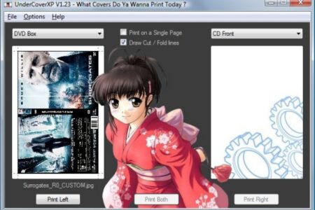 Kostenlose Software zum Erstellen von CD und DVD Covern.